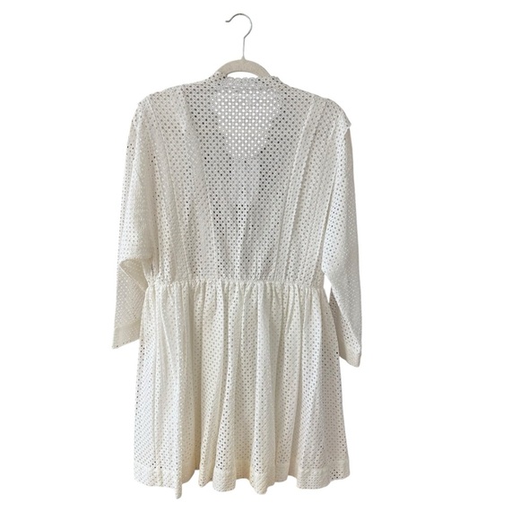 NEW IRO Paris Leonore Semi Sheer Mini Dress US Size 8 (40) WHITE Cocktail Party - Picture 3 of 12